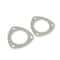 Mr Gasket 25 Diameter Triangle 3 Bolt 312 Circle 38 Hole Size Aluminum Set Of 2 7420G - alternate 4